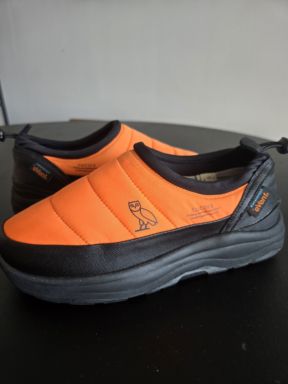 OVO x Suicoke Pepper Orange Puffer Slipper Mule US Women 8 / Men 6 Drake Owl